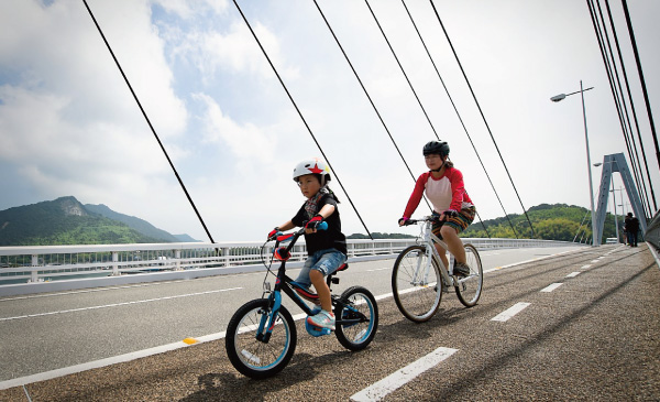 親子でサイクリング